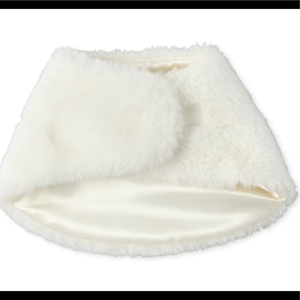 Faux Fur Dog Cape 20 - 25 lbs Medium